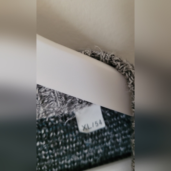 Mens XL vintage Massimo Acrylic wool blend sweater - clovers lucky made in italy - Picture 7 of 11